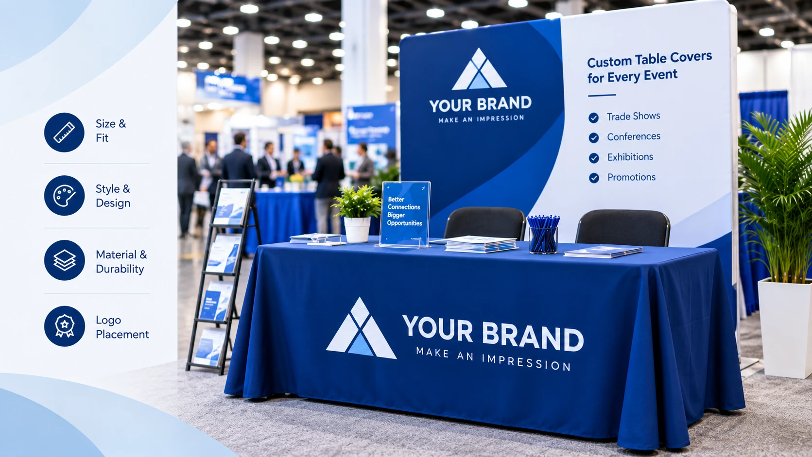 How to Choose a Trade Show Table Cover: A Complete Buying Guide